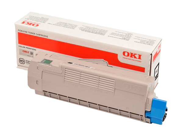 OKI C 612 svart original toner 8000 sider (46507508)
