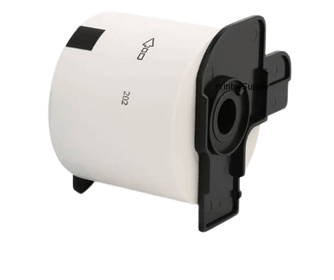 Brother DK-11202 62 x 100 mm, 300 stk. Vit kompatibel adresseetiket