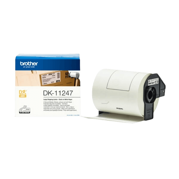 Brother DK11247 103 x 164 mm Vit original adresseetiket