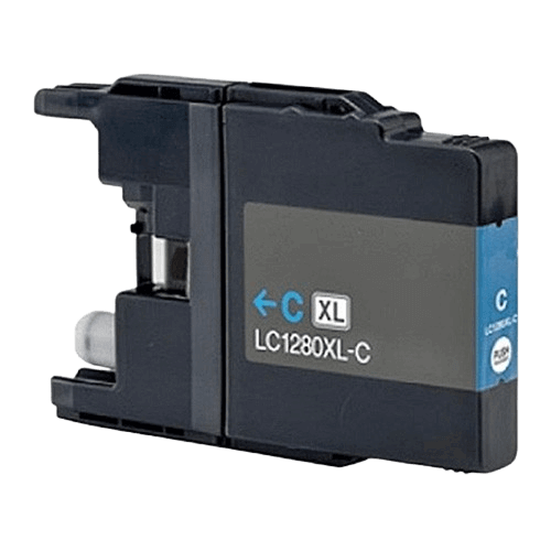 Brother LC1280C XXL cyan kompatibel bläckpatron 20 ml. (LC-1280C)