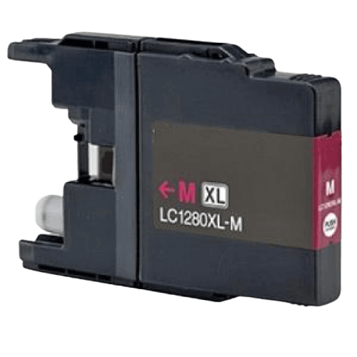 Brother LC1280M XXL magenta kompatibel bläckpatron 20 ml. (LC-1280M)