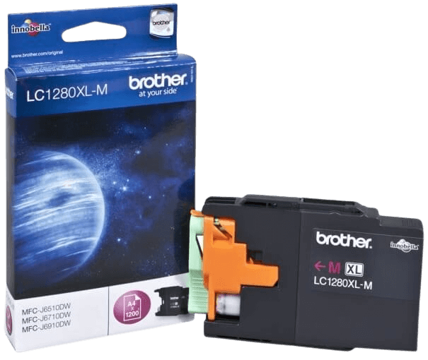 Brother LC1280M XXL magenta original bläckpatron 1200 sider (LC-1280M)