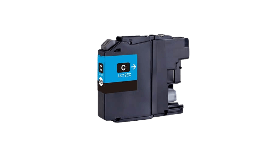 Brother LC12EC cyan kompatibel bläckpatron 13 ml. (LC-12EC)