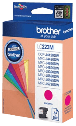 Brother LC223M magenta original bläckpatron 550 sider (LC-223M)