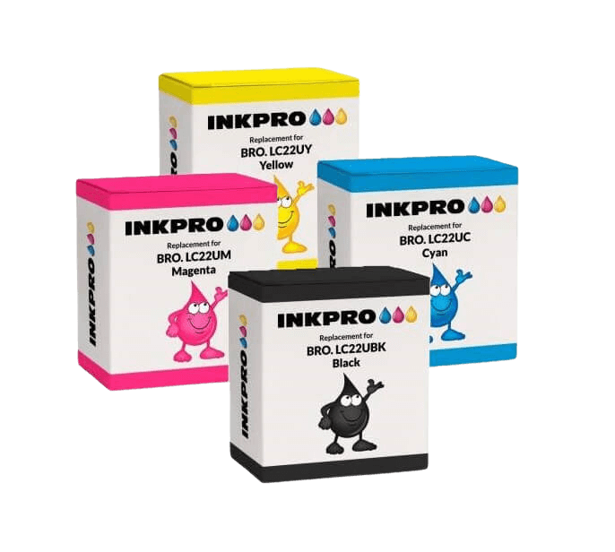 Brother LC22U 4 stk. rabattpaket bläckpatron 89 ml. - kompatibel