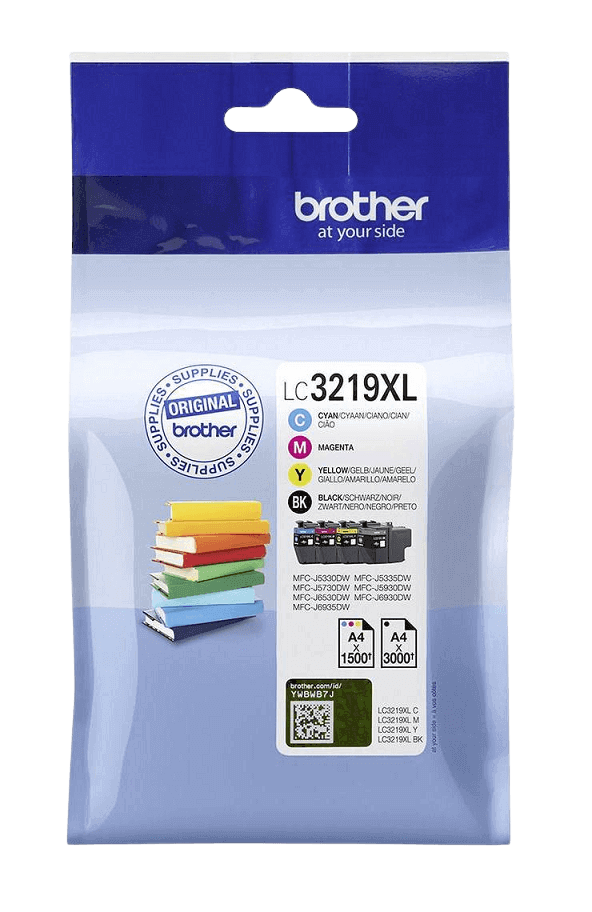 Brother LC3219XL CMYK original multipack 7500 sider (LC-3219XL)