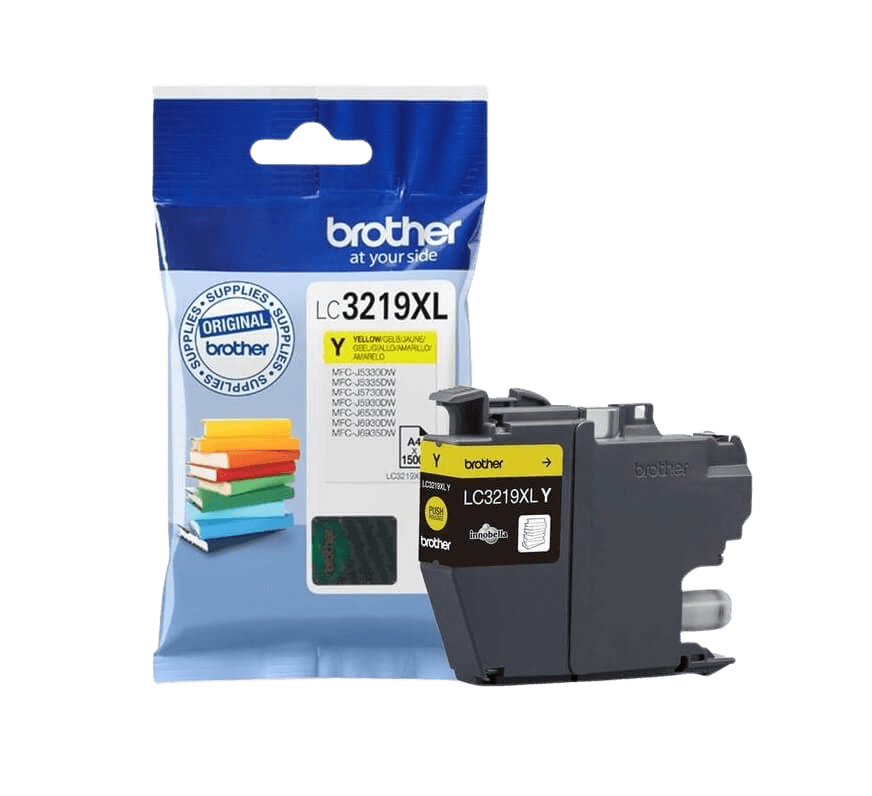 Brother LC3219XLY gul original bläckpatron 1500 sider (LC-3219XLY)