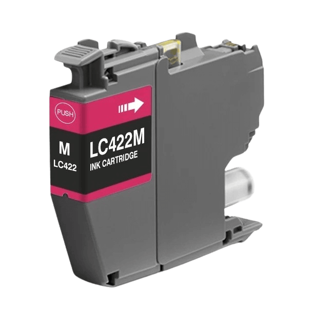 Brother LC422M magenta kompatibel bläckpatron 550 sider