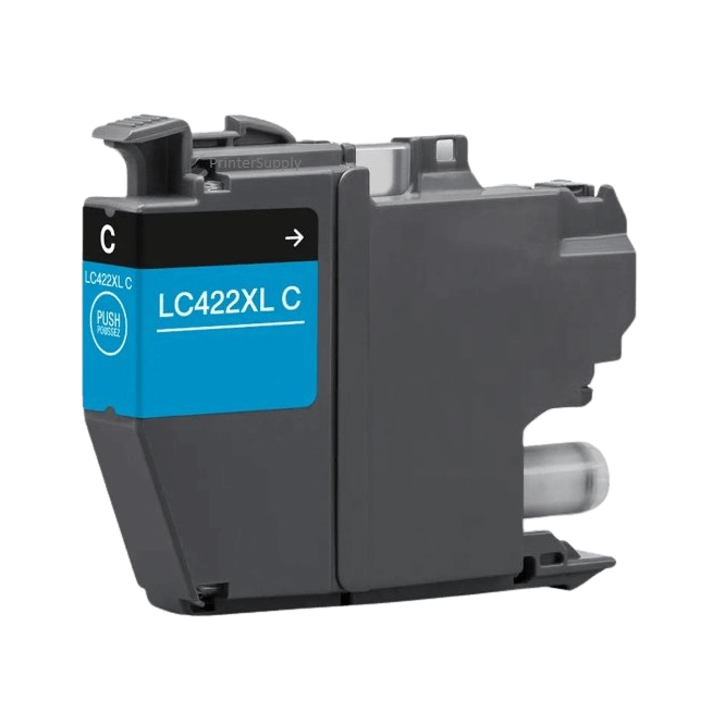 Brother LC422XLC cyan kompatibel bläckpatron 1500 sider