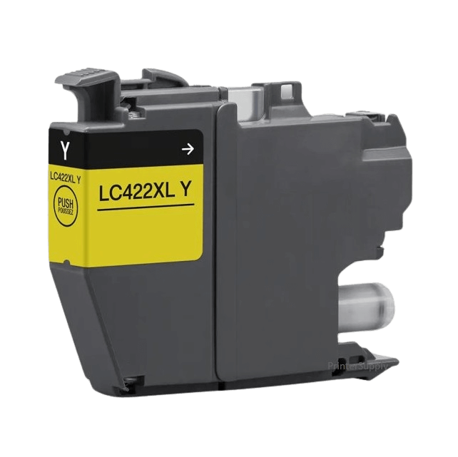 Brother LC422XLY gul kompatibel bläckpatron 1500 sider