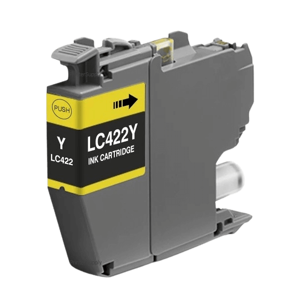 Brother LC422Y gul kompatibel bläckpatron 550 sider