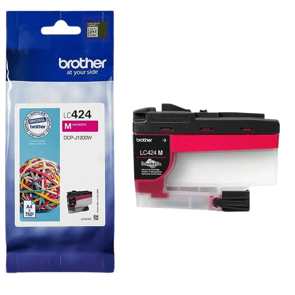Brother LC424M magenta original bläckpatron 750 sider