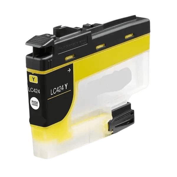 Brother LC424Y gul kompatibel bläckpatron 750 sider