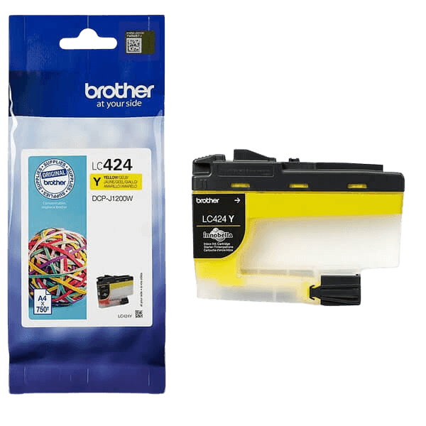 Brother LC424Y gul original bläckpatron 750 sider