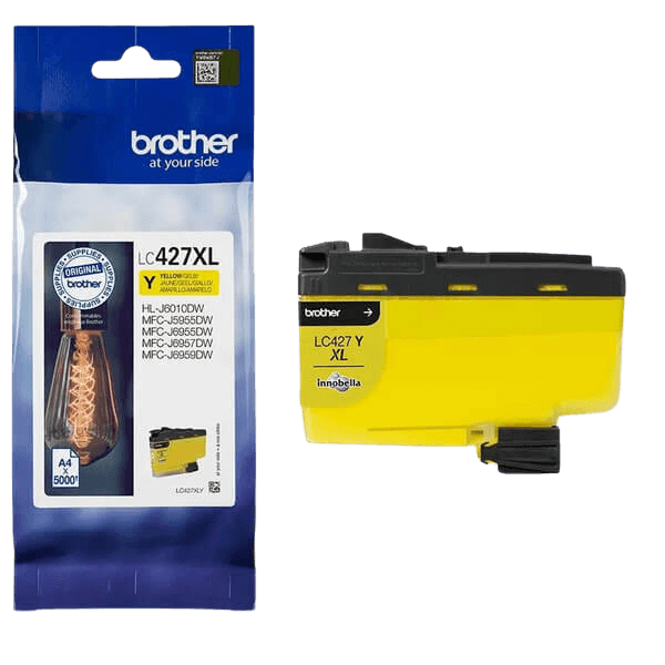 Brother LC427XLY gul original bläckpatron 5000 sider