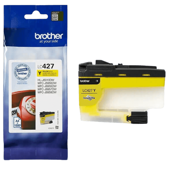 Brother LC427Y gul original bläckpatron 1500 sider