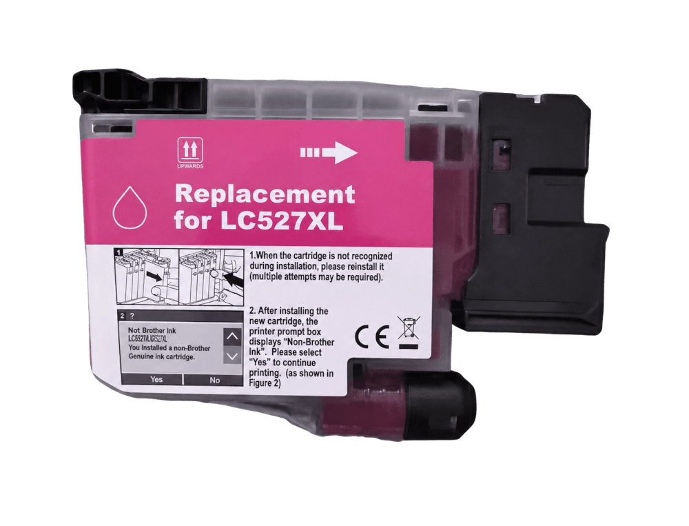 Brother LC527XLM magenta kompatibel bläckpatron 2000 sidor