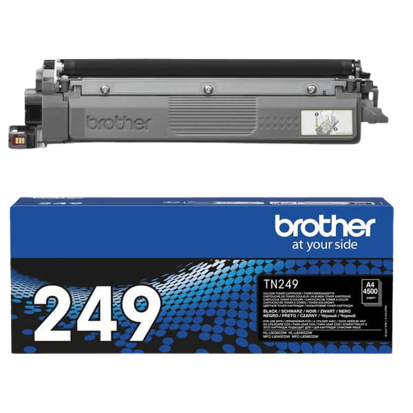 Brother TN249BK XXL svart original toner 4500 sider