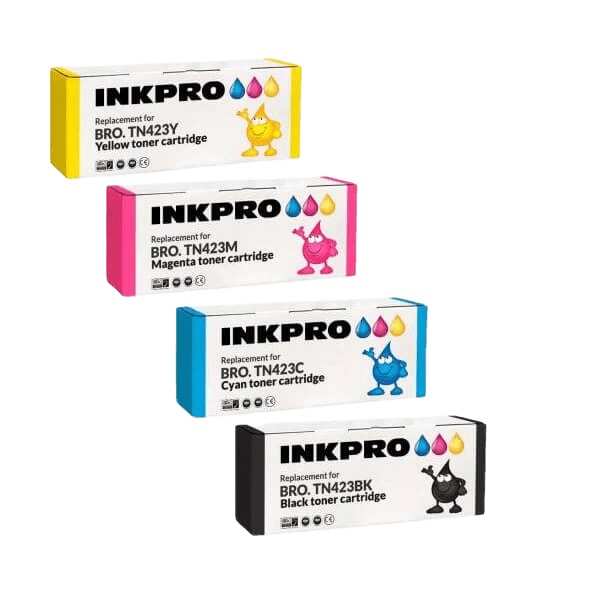 Brother TN423 XL 4 stk. rabattpaket toner 18500 sider - kompatibel
