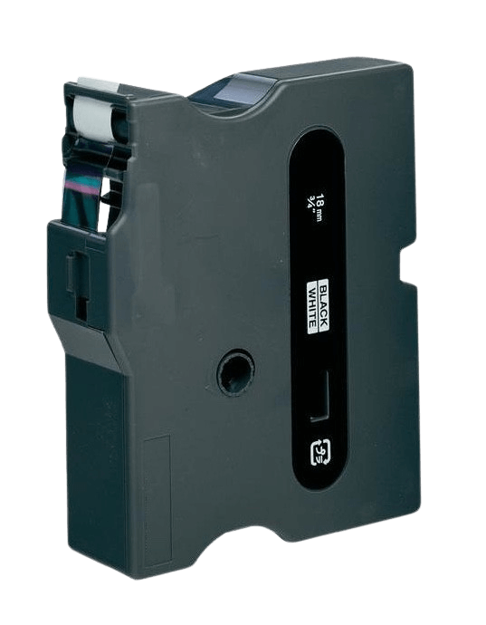 Brother TX241 18 mm x 15 m Svart text / Vit tejp kompatibel tejp (TX-241)