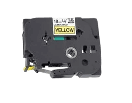 Brother TZe641 18 mm x 8 m Svart text / Gul tejp kompatibel tejp (TZ641)
