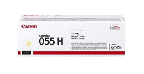 Canon 055H XL gul original toner 5900 sider (3017C002)