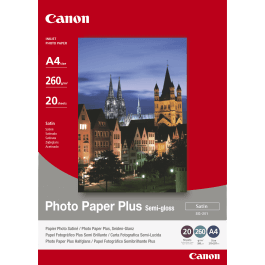Canon SG-201 halvblankt fotopapper Plus A4, 20 ark (1686B021)