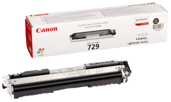 Canon 729BK svart original toner 1200 sider (4370B002)