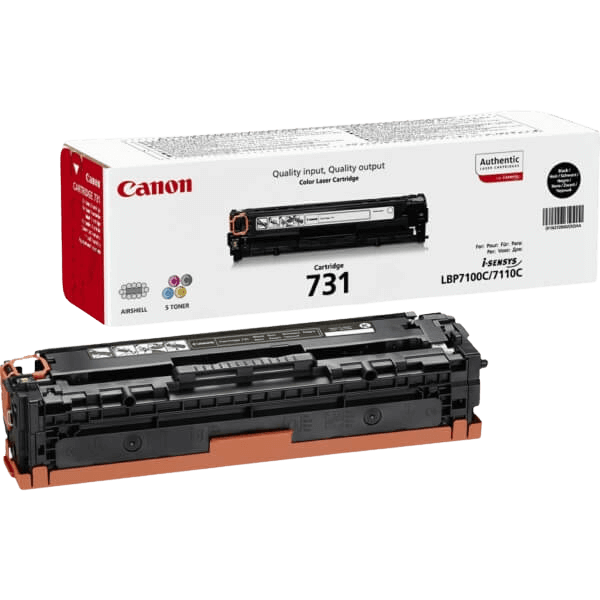 Canon 731K svart original toner 1400 sider (6272B002)