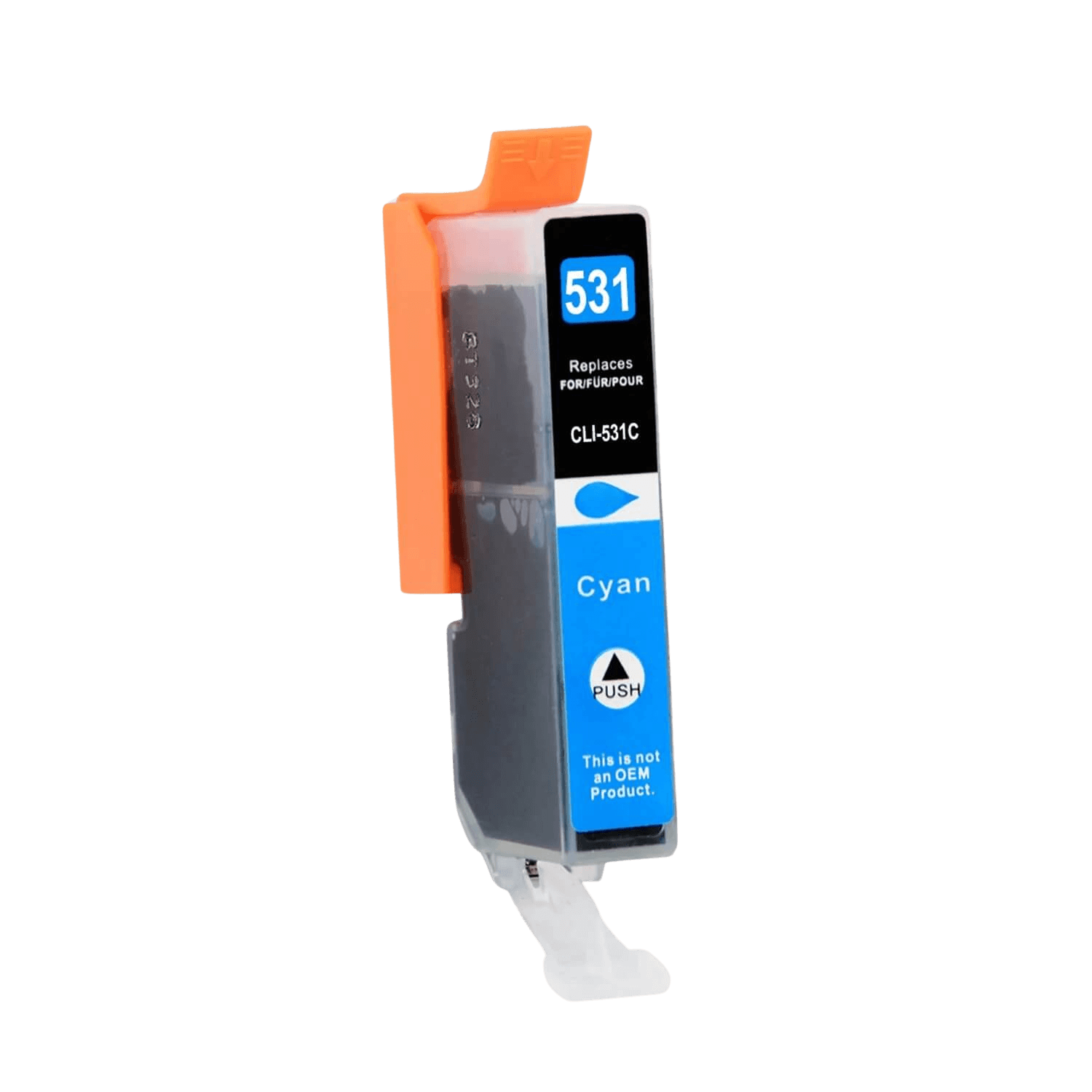 Canon CLI-531C cyan kompatibel bläckpatron 12 ml. (6119C001)