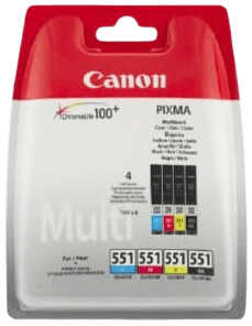 Canon CLI-551 CMYK original multipack 11 + 4x 7 ml. (6509B009)