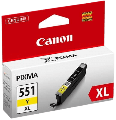 Canon CLI-551XLY gul original bläckpatron 11 ml. (6446B001)