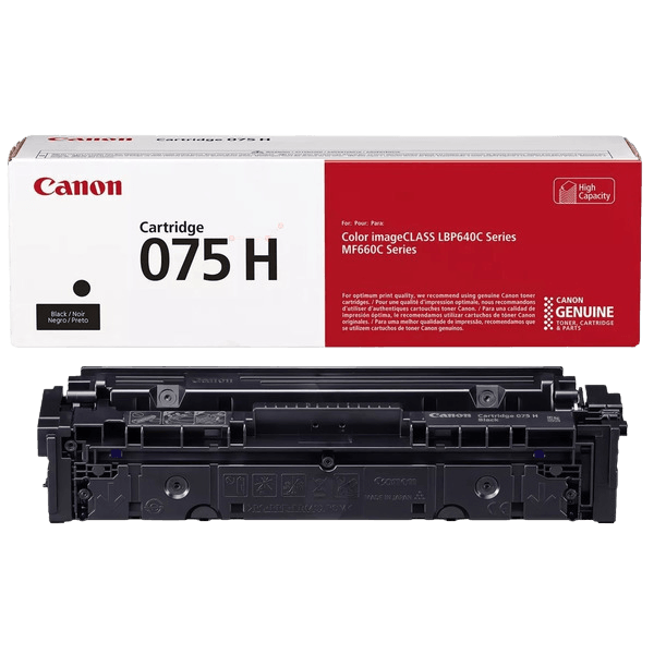Canon CRG 075HBK XL svart original toner 3500 sidor (6369C002)