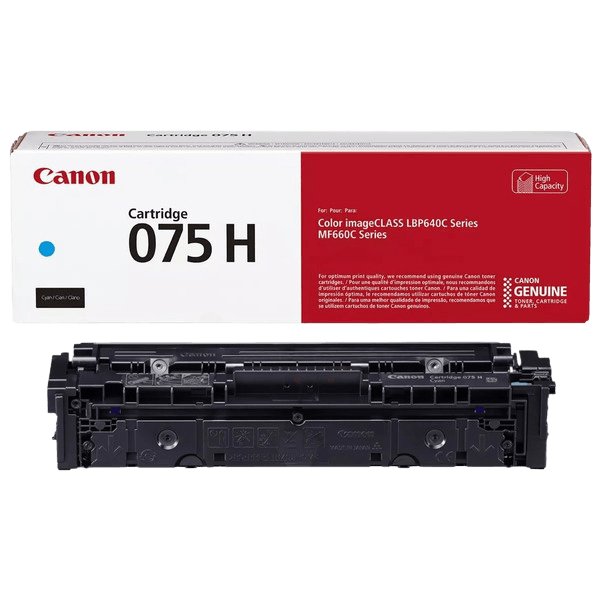 Canon CRG 075HC XL cyan original toner 2500 sidor (6368C002)