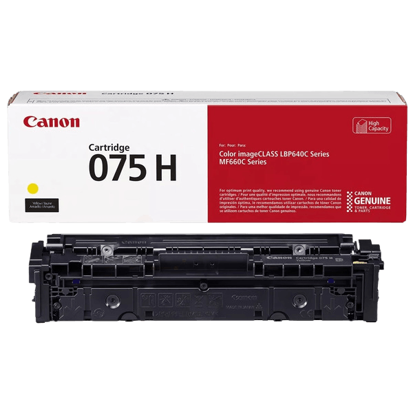 Canon CRG 075HY XL gul original toner 2500 sidor (6366C002)