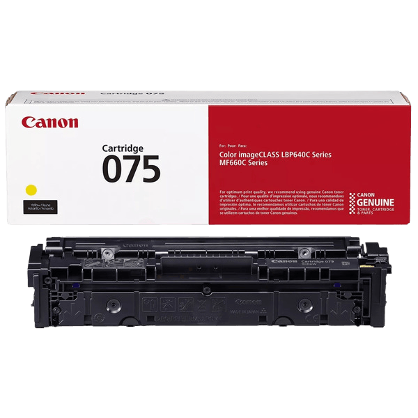 Canon CRG 075Y gul original toner 1300 sidor (6362C002)