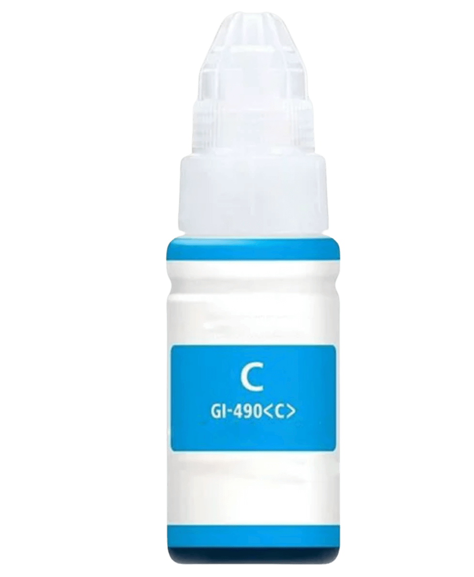 Canon GI-490C cyan kompatibel bläck refill 100 ml. (0664C001)