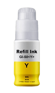 Canon GI-50 Y gul kompatibel bläck refill 70 ml. (3405C001)