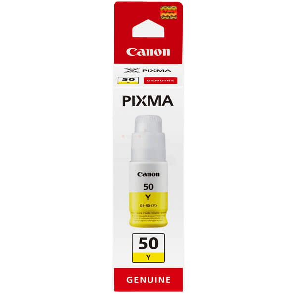 Canon GI-50 Y gul original bläck refill 70 ml. (3405C001)