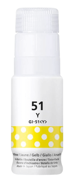 Canon GI-51Y gul kompatibel bläck refill 70 ml. (4548C001)