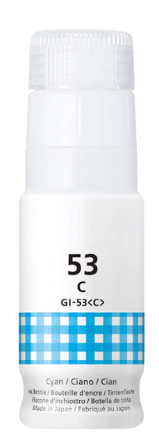 Canon GI-53C cyan kompatibel bläck refill 60 ml. (4673C001)