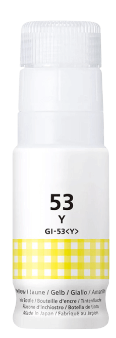Canon GI-53Y gul kompatibel bläck refill 60 ml. (4690C001)