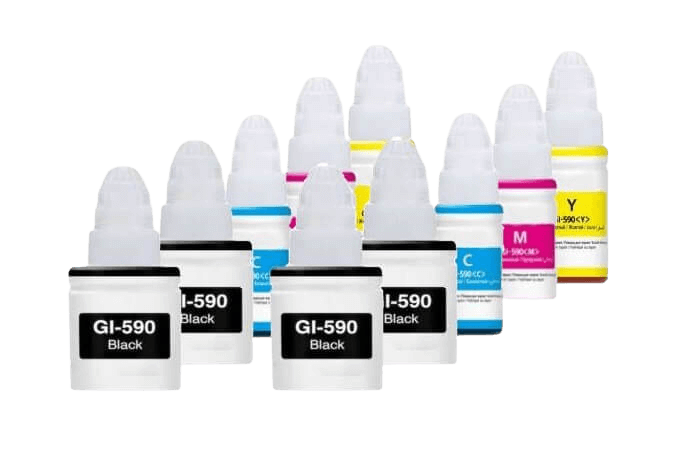 Canon GI-590 10 stk. rabattpaket bläckpatron 960 ml. - kompatibel