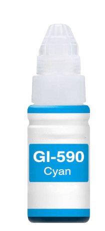 Canon GI-590C cyan kompatibel bläck refill 70 ml. (1604C001)
