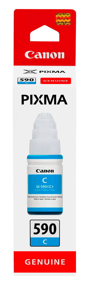 Canon GI-590C cyan original bläck refill 70 ml. (1604C001)