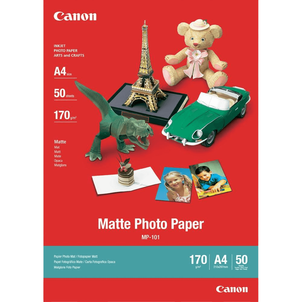 Canon MP-101 matt fotopapper A4, 50 ark (7981A005)
