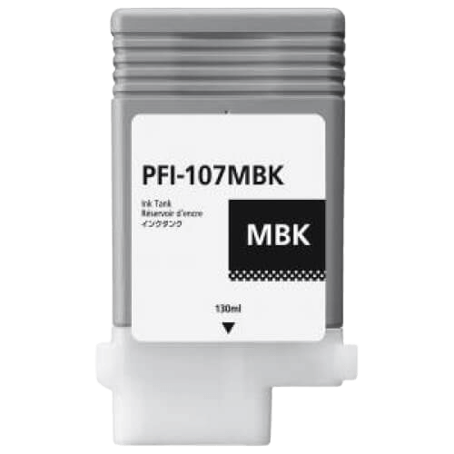 Canon PFI-107MBK matt svart kompatibel bläckpatron 130 ml. (6704B001)