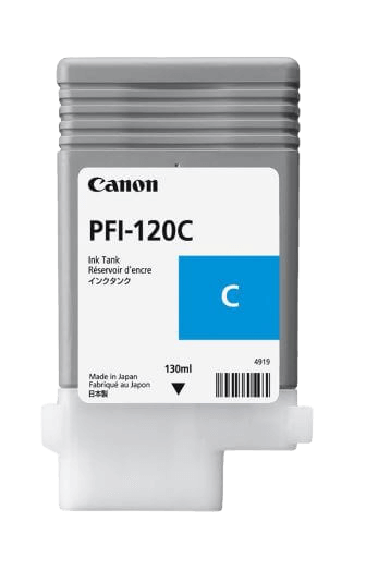 Canon PFI-120C cyan original bläckpatron 130 ml. (2886C001)