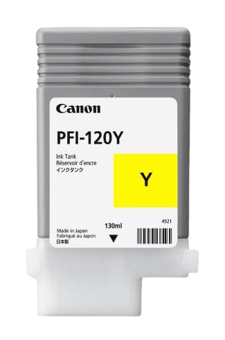 Canon PFI-120Y gul original bläckpatron 130 ml. (2888C001)