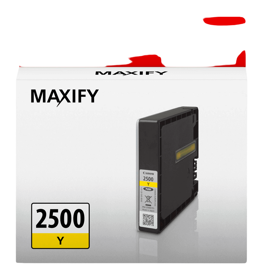 Canon PGI-2500Y gul original bläckpatron 9,6 ml. (9303B001)